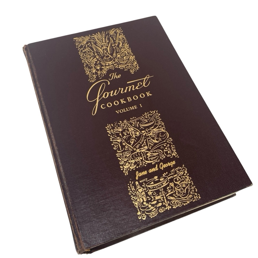 The Gourmet‎ Cookbook Volume 1 Vintage 1957 Hardcover Book USA